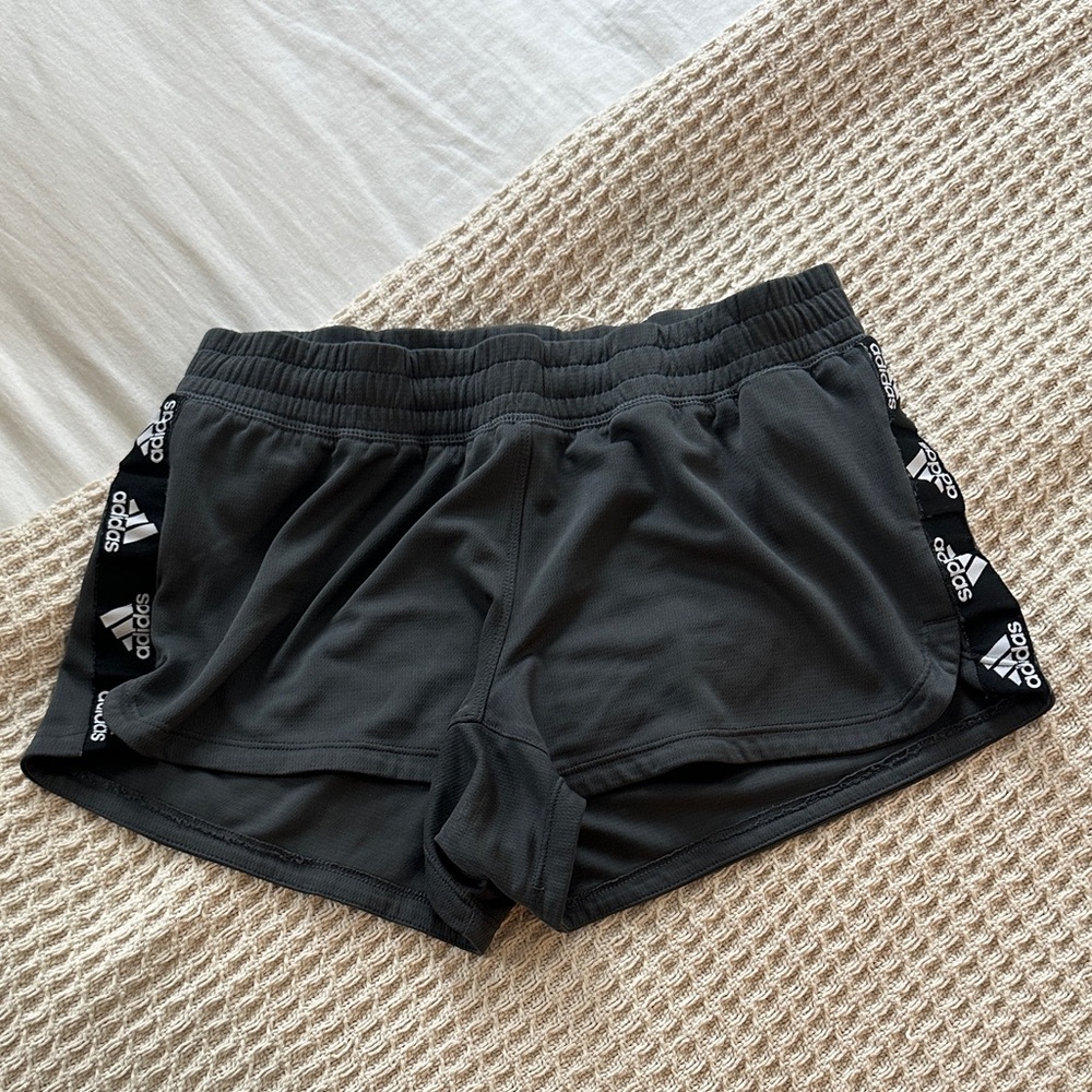 Adidas Women's Dark Gray Athletic Shorts - Size XS